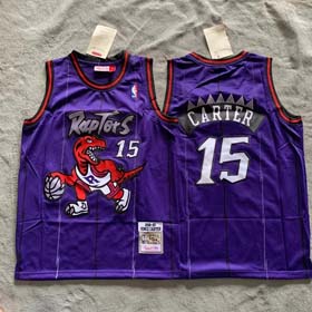 NBA Tracy McGrady retro Tyrannosaurus purple jersey men's and women's casual jersey Basketball Jersey(2 CP)-2027